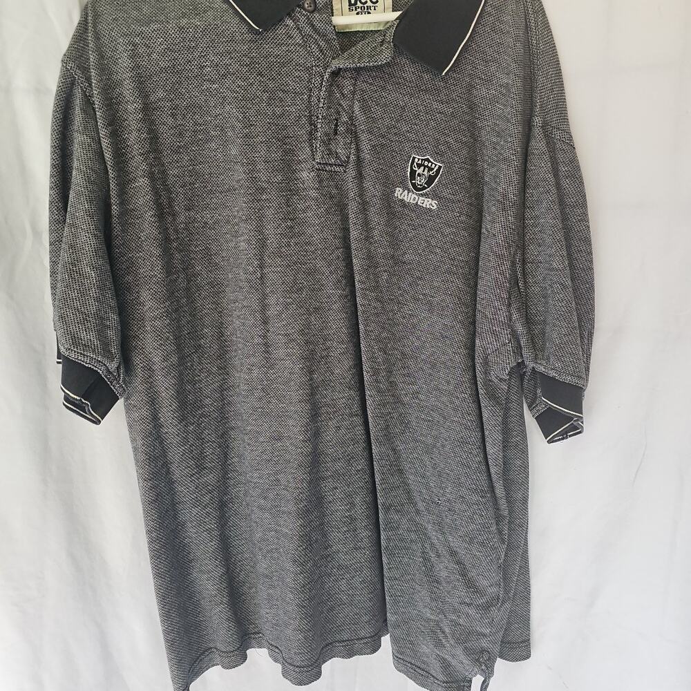 Raiders Lee Sport Golf Polo Gray 2xl‎ *read description*